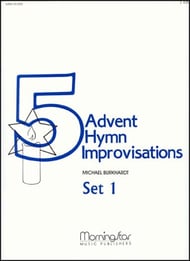 Five Advent Hymn Improvisations No. 1 Organ sheet music cover Thumbnail